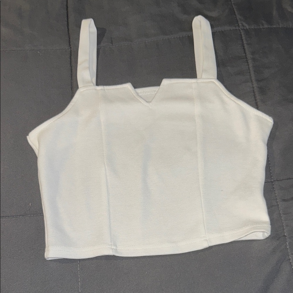 Stylish White Camisole Top